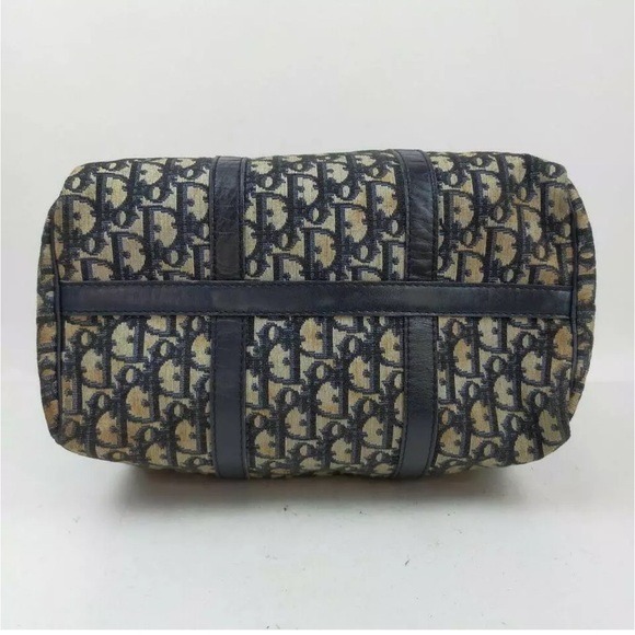 💎Authentic vintage Dior trotter canvas leather Boston bag w/original tags - Picture 5 of 16